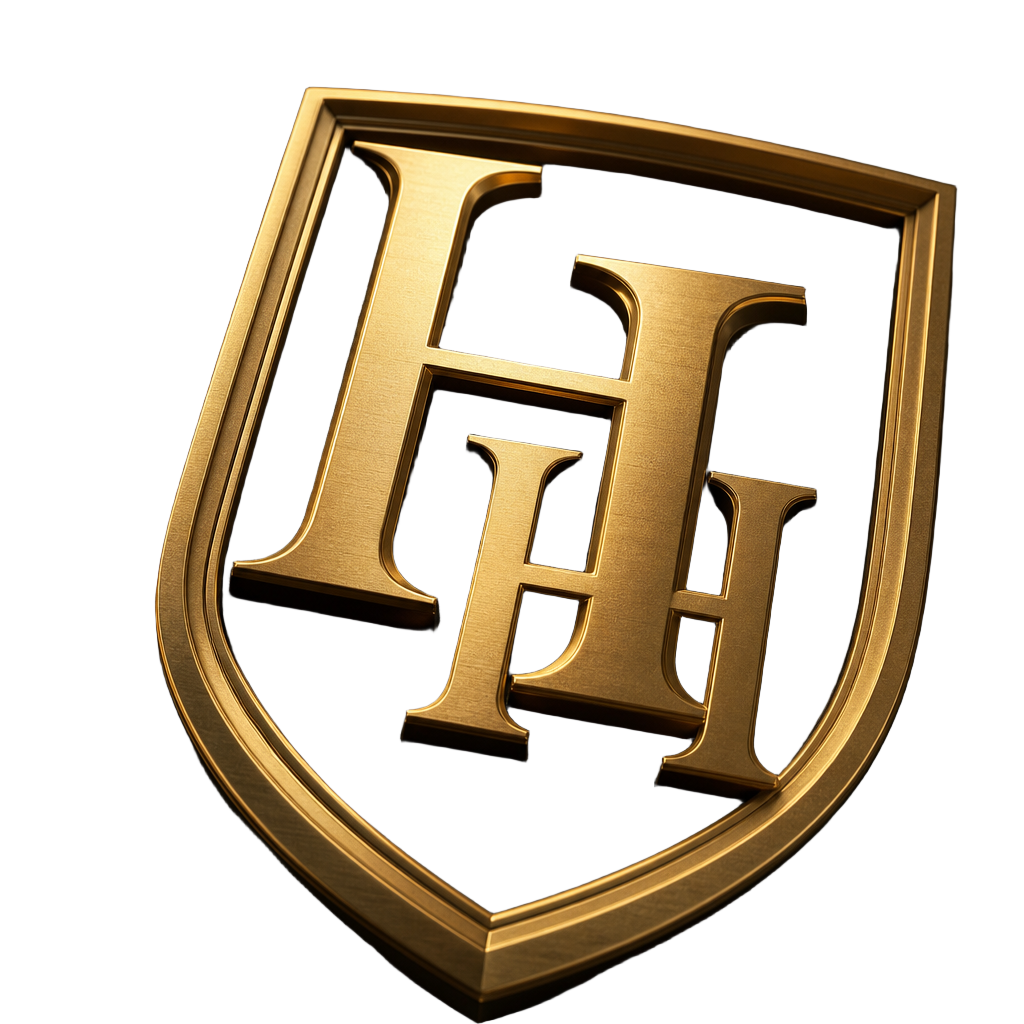 Hyper Hermes International Holding AG gold crest emblem